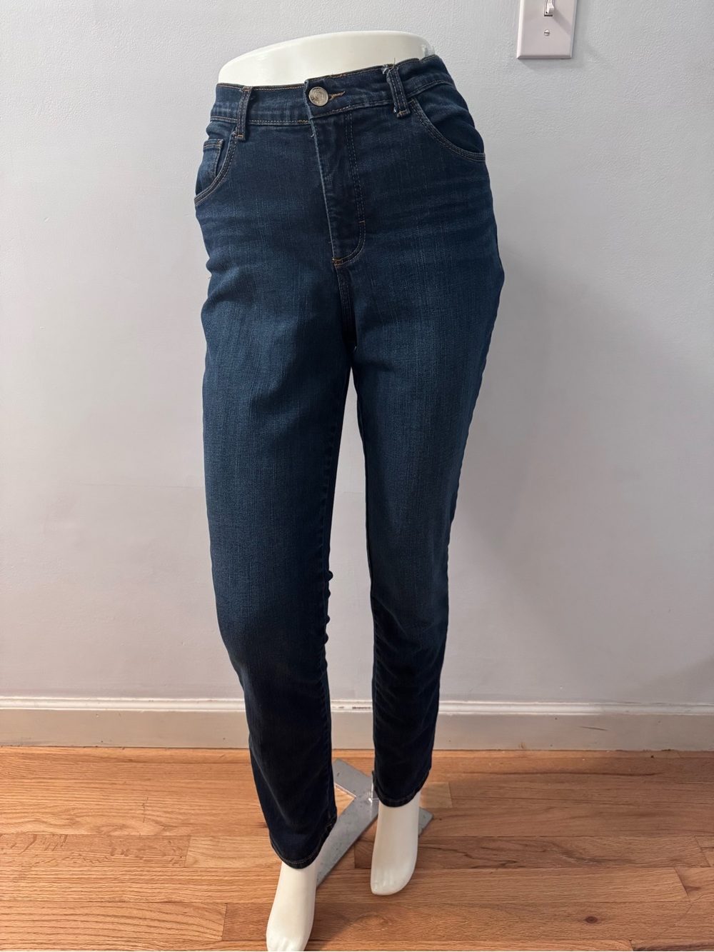 Lee Women's Dark Indigo High-Rise Slim Jeans